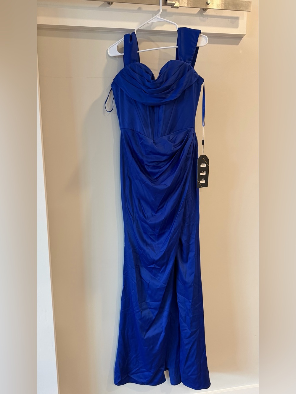 NWT Dylan & Davids Royal Blue Corset Formal Gown Size 10